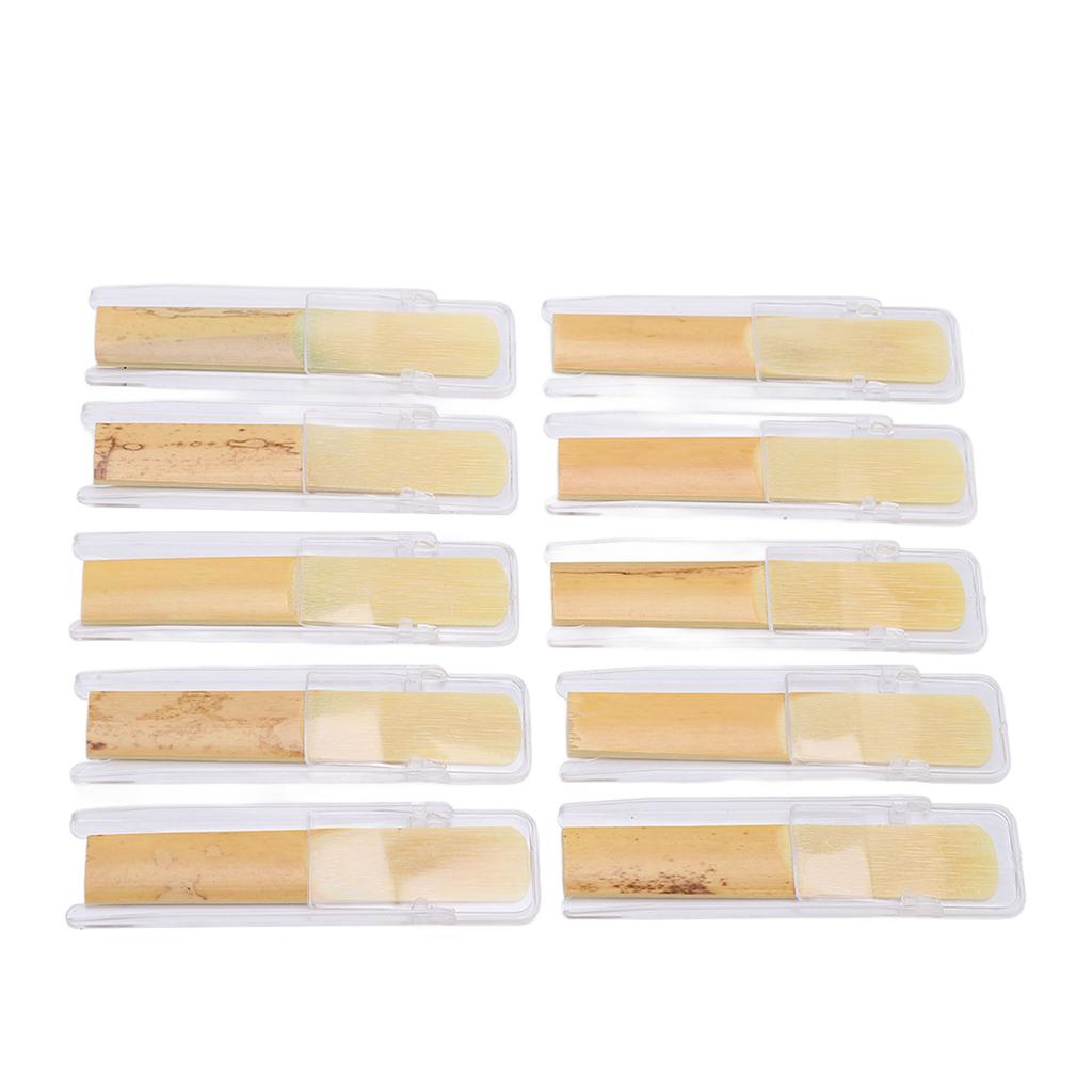 10PCS 2.5 Strength Clarinet Reed Replacement B Flat Vibrating Reeds Clarinet Accessories