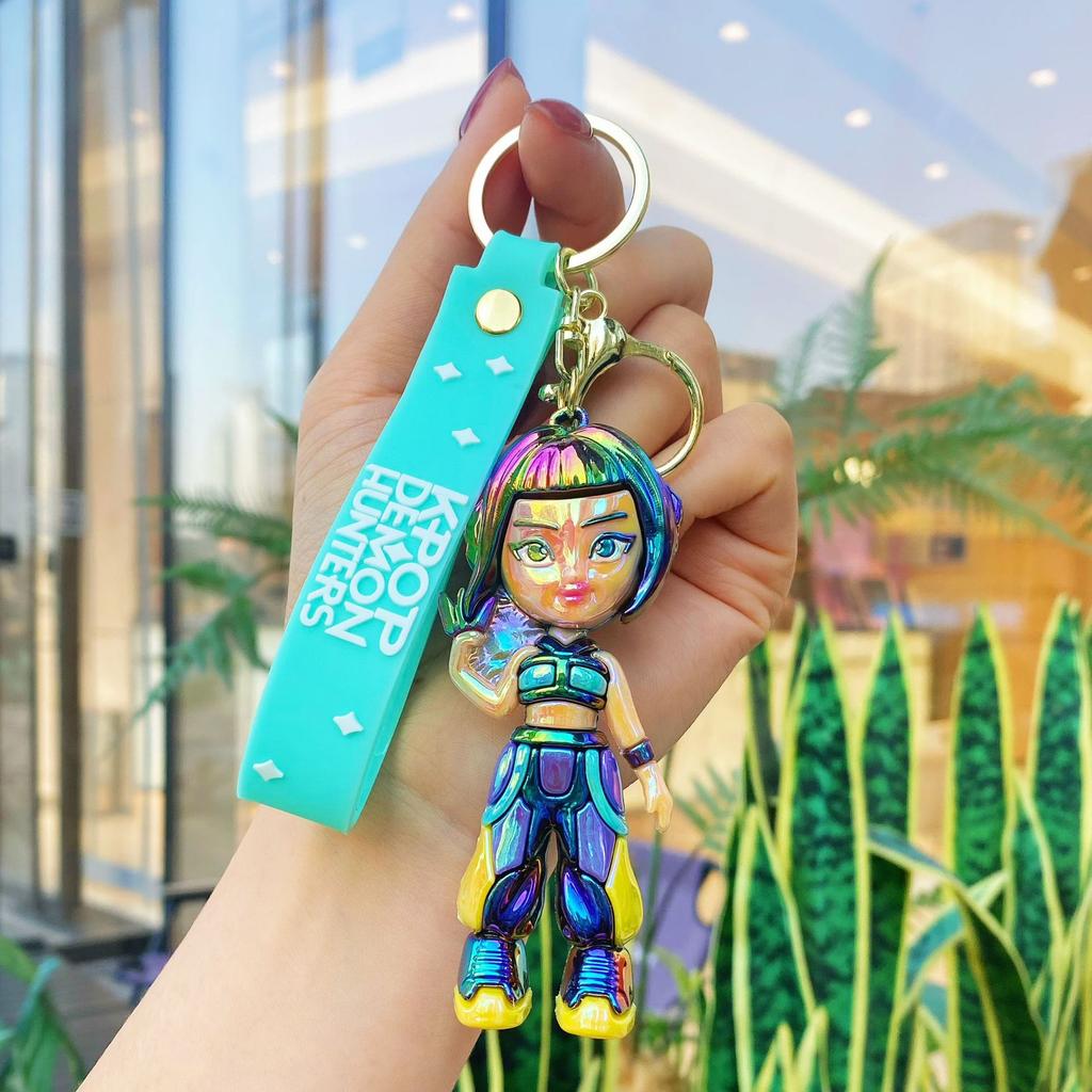 Electroplating Witch Hunter Keychain K-POP Popular Girl Group Pendant Car Bag Pendant