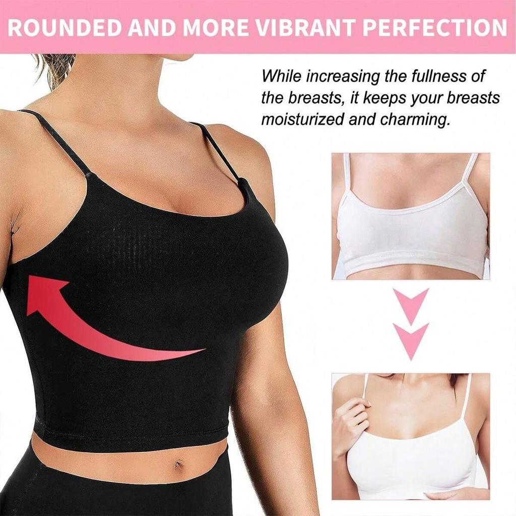 Крем для увеличения груди нежный и не раздражающий, укрепляет кожу, улучшает цвет лица, делает кожу мягкой и нежной.