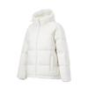 Li Ning Hot Pot Down Jacket Series Hooded Solid Color Raglan Short Down Jacket Women Jacket Champagne-White AYMU700-2