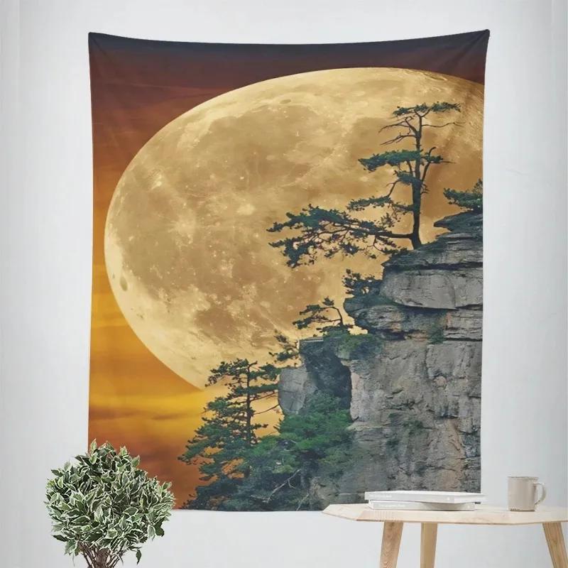 Fantasy Moon Decorative Tapestry Home Wall Decor Office Living Room Tapestry