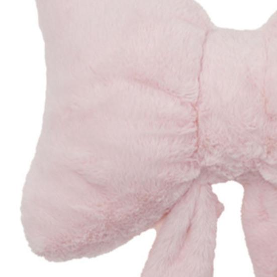 Плюшевая подушка-бант для подголовника автомобиля, подушка для поясничной поддержки, мягкая удобная подушка для талии, эластичные ленты, подушка для спинки автокресла