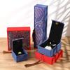 Wave Pattern Tassel Jewelry Storage Box for Rings, Bracelets, Necklaces, Pendants