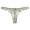 Women's Lace Thongs Sexy T Back Low Waist See Through Bikini Panties Seamless Stretch No Show Underwear