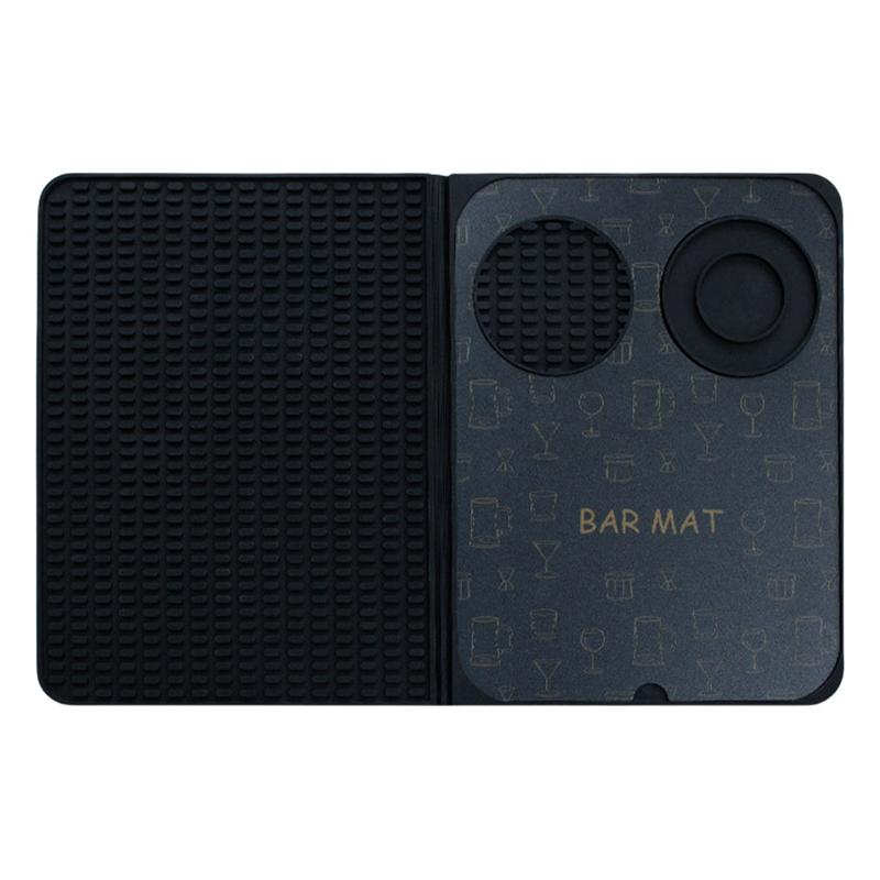 Барный коврик для домашнего бара, коврик для напитков, коврик для барной стойки, силиконовый коврик для пролитых жидкостей, коврик для сушки стаканов, сервировочный коврик для бара, складной для бара, ресторана