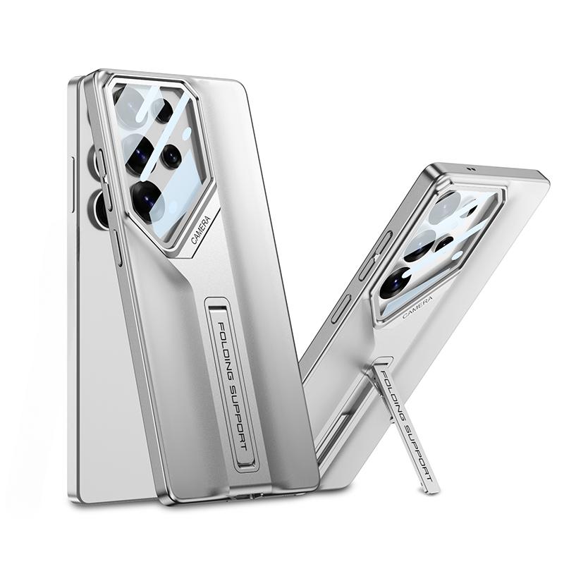 Ударопрочный пластиковый жесткий чехол для Samsung S25 Ultra Phone Case для Samsung Galaxy S25 Ultra Bracket Lens Prevention Cover