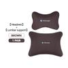 Leather Car Headrest Lumbar Support Cushion Perforated Pillow For Volkswagen VW Scirocco Jetta Beetle Golf 4 5 6 Passat Polo B5 zj2