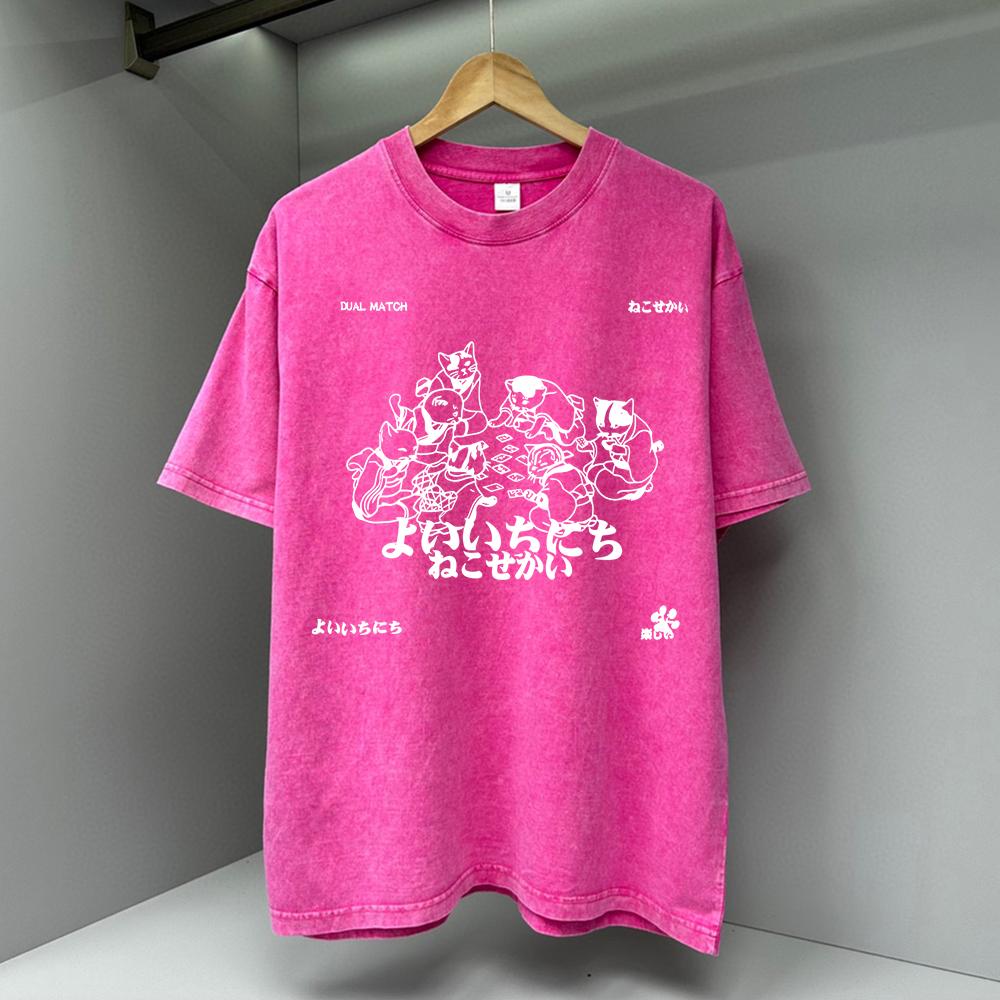 It'S Like A New Year American Retro Fun Men T-Shirts Cotton Oversized Short Sleeve Shirt Loose T-Shirt Tops