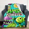 Plants Vs. Zombies Blanket Warmthful Decor Perfect for Sofa Office Chair Bedding for All Occasions Modern Ideal Gift for Friends Family Couples Picnic