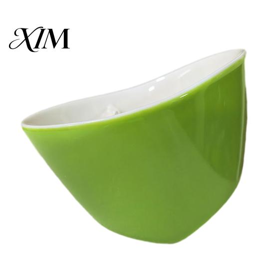 Residue Free Tea Brewing Cup Ceramics Tilting Teacup with Infuser, Integrated Strainer Portable Cup, Filter 350ml Capacity, Water Separation
