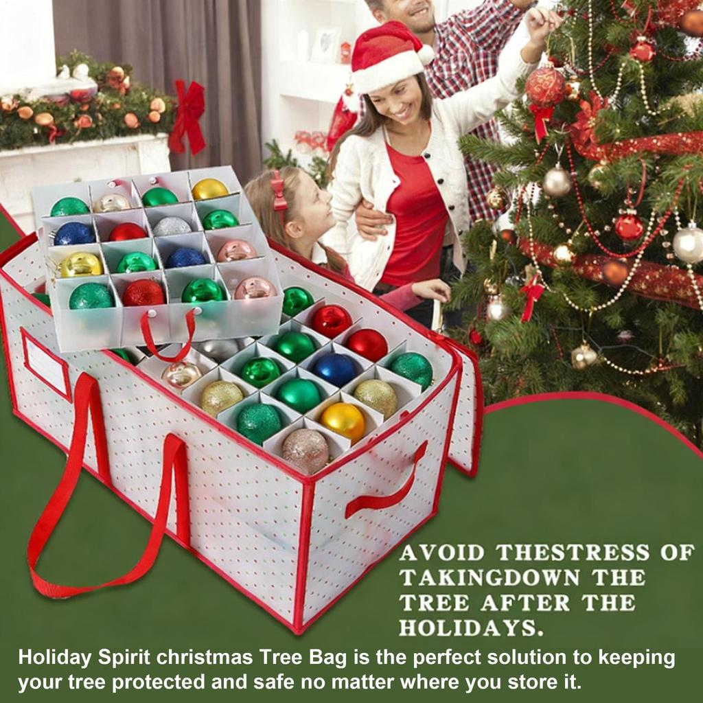 Хранилище для рождественских украшений 8-ярусное 128 отделений Контейнер для сезонных украшений Разделители для рождественских шаров Держатель для фестиваля праздника