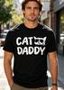 Patriotic American Flag Tuxedo Cat Graphic Tshirt For Unisex 4th Of July Cool Tee