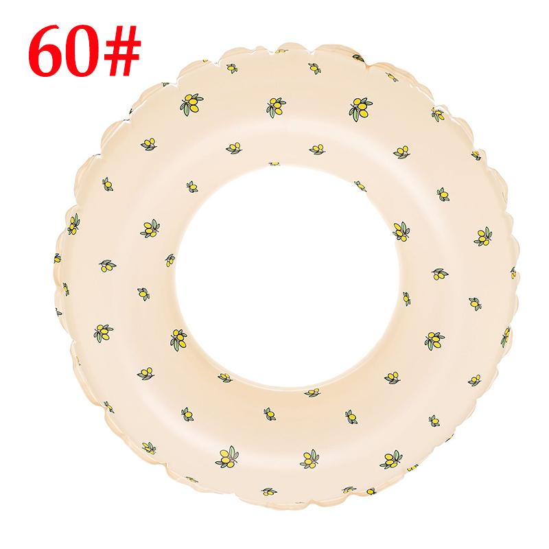 Летнее пляжное полосатое утолщенное кольцо для плавания, детское кольцо для плавания в водных видах спорта, плавающее кольцо для взрослых с вишней, спасательный круг для бассейна