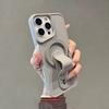 Чехол MagSafe из жидкого силикона с невидимой подставкой для iPhone 16 15 14 13 12 11 Pro Max с магнитной беспроводной зарядкой.