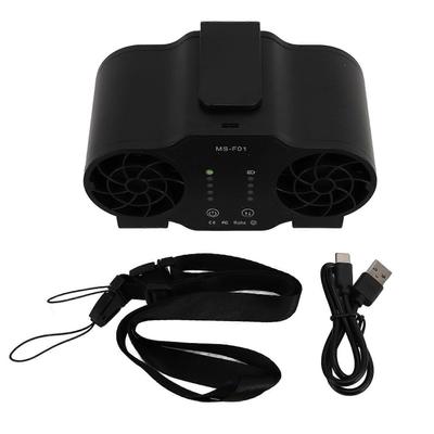 5000mAh Portable Waist Fan USB Rechargeable Multifunctional Hanging Neck Clip Fan for Outdoor Summer