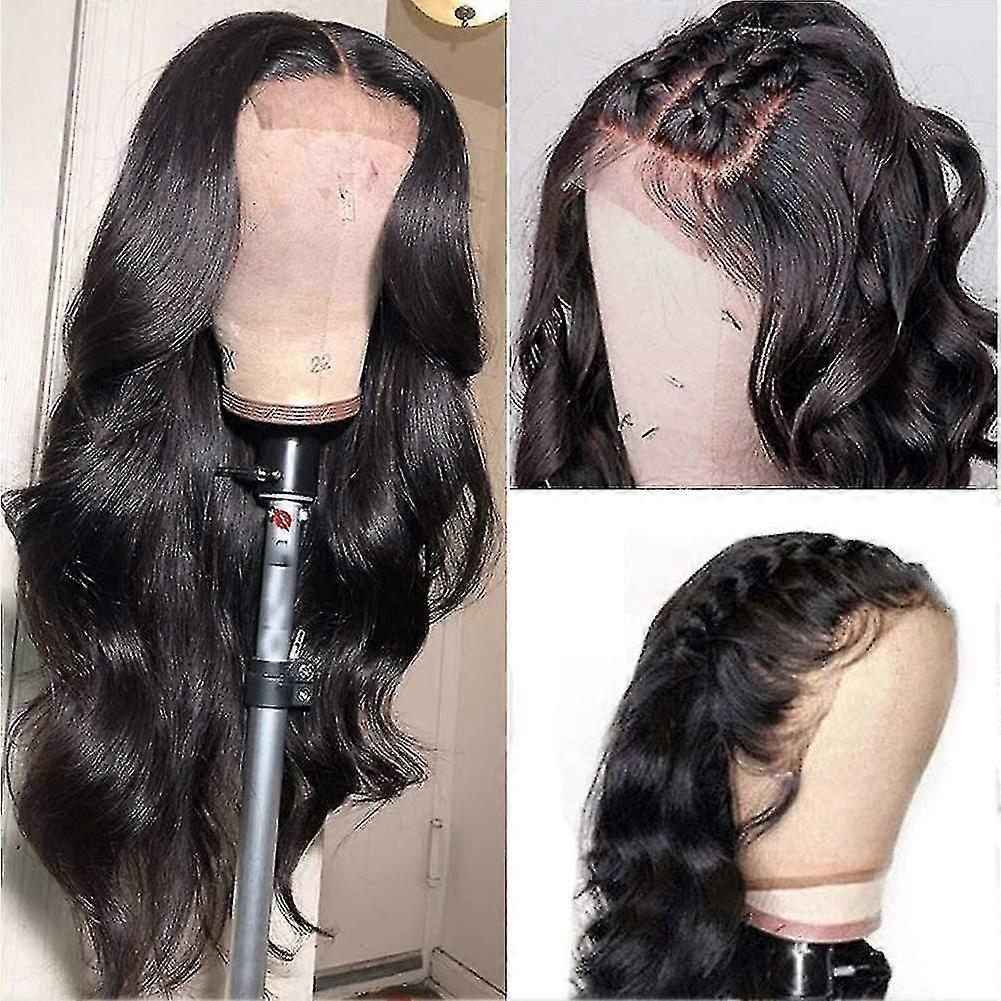 Body Wave Lace Front Wig Human Hair Pre-pull Bleach Knot With Baby Hair Glue Free Natural Color less
