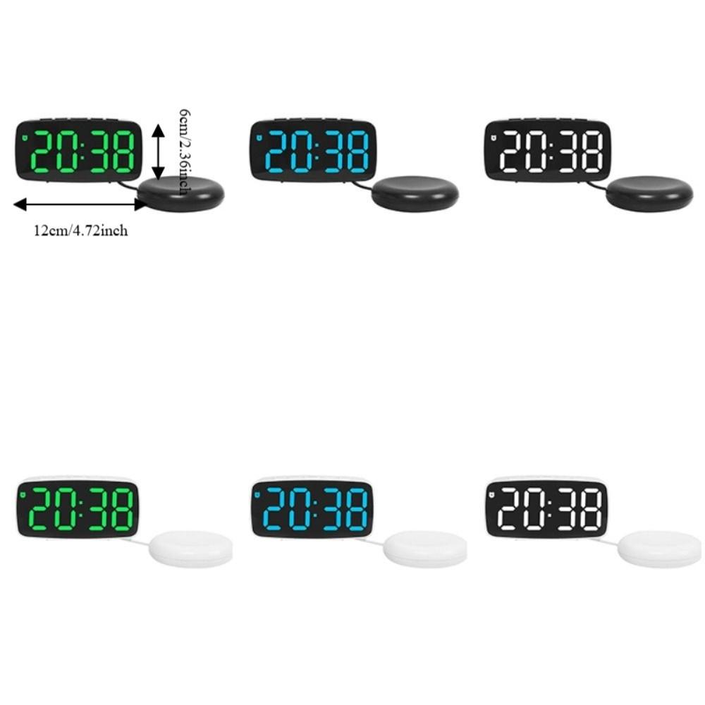 Temperature and Date Display Electronic Alarm Clock LED Large Screen Bedside Clock Deep Sleeper