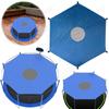 6/8/10ft Trampoline Shade Cover Oxford Cloth Waterproof Anti-UV Trampoline Sunshade Cover Trampoline Protection Cover Accessorie