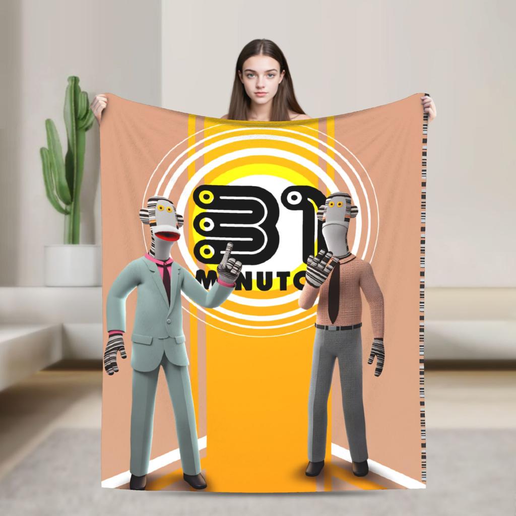 Comedy 31 Minutos Sketches Blanket Quality Warm Bedding Throws Winter Airplane Travel Couch Chair Novelty Bedspread