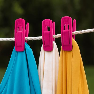 20 шт. Нескользящие флокированные зажимы для вешалок, Прочные зажимы-пальцы, Зажимы для простыней, Сушка одежды