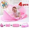 Folding Tent Winter Baby Bed Tent Crib Mattress Portable Foldable Mosquito Net Newborn Travel Bed
