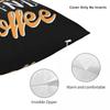 Fueled By Musicals And Coffee Square Pillowcase Polyester Linen Velvet Printed Zip Decor Home Cushion Cover