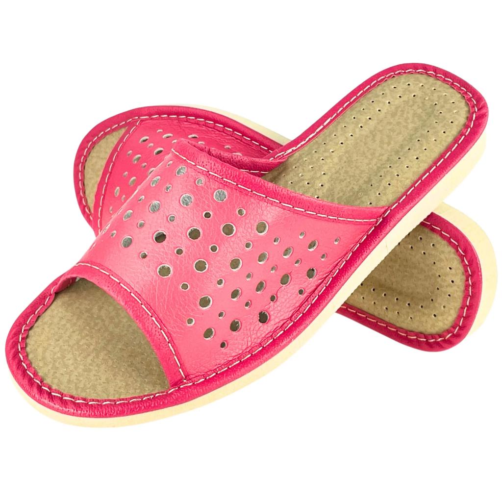 Pink cheap house slippers, comfortable women's slippers 41