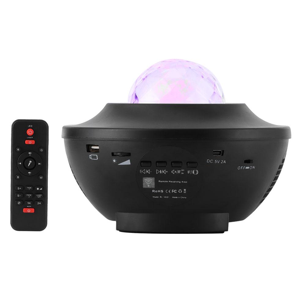 Проекционная лампа RGB Star Bluetooth USB Голосовое управление Музыкальный плеер Светодиодный ночник Подарок на день рождения