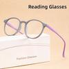 Новые ультралегкие очки для чтения мужские женские ретро очки для чтения декоративные очки модная удобная легкая оправа
