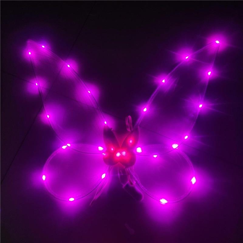 Большие Красочные Крылья Бабочки Феи Складные Крылья Ангела Реквизит Для Детского Фестивального Выступления Сценические Костюмные Аксессуары