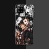Чехол аниме Demon Slayer Tanjiro для Samsung Galaxy A12 A02S A22 A32 A52 A72 A71 A51 A41 A31 A21 A11 A50 A70 A10 A20S, черный чехол