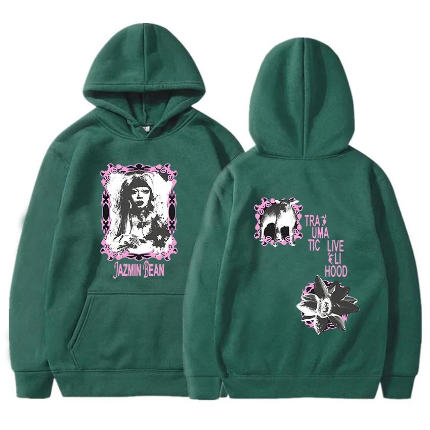 Graphic Clothes Jazmin-Bean The Traumatic Livelihood Tour Hoodies Aesthetic Printing Sweatshirt Hooded Pullover