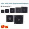 4Pcs Guard Grill Protector PC Computer Fan Filter Cleaning Case Fams Dustproof Cover