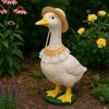 Goose Hat Scarf Lawn Costume,Stylish for Tiny Pets,Summer,Porch Outfit,Hen Top Duck