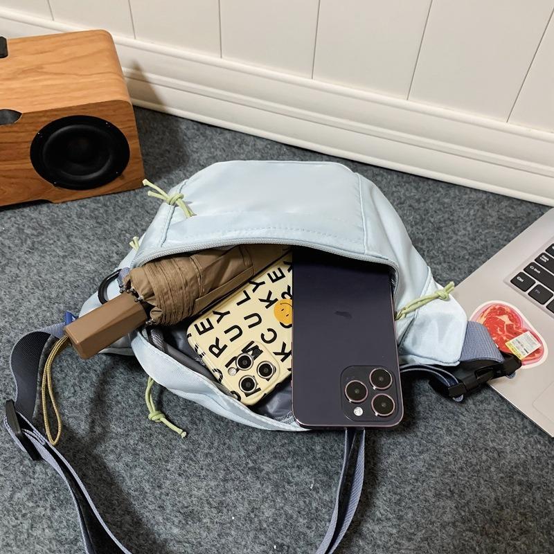 Модная повседневная нагрудная сумка корейская версия стиль ins однотонная сумка-мессенджер мужская и женская парная сумка через плечо модная поясная сумка для commuters