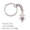 New Year's Day Woman Keychain Yoga Sports Key Ring Cheap Things Chain Man