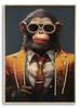 Лакированная настенная картина с рамой Monky см 52,5X2,8X72,5