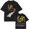 Rock Band Korn Follow The Leader 20-й юбилейный мерч Футболка Харадзюку Y2k Оверсайз футболка Мужская Женская Готическая Мода Футболки