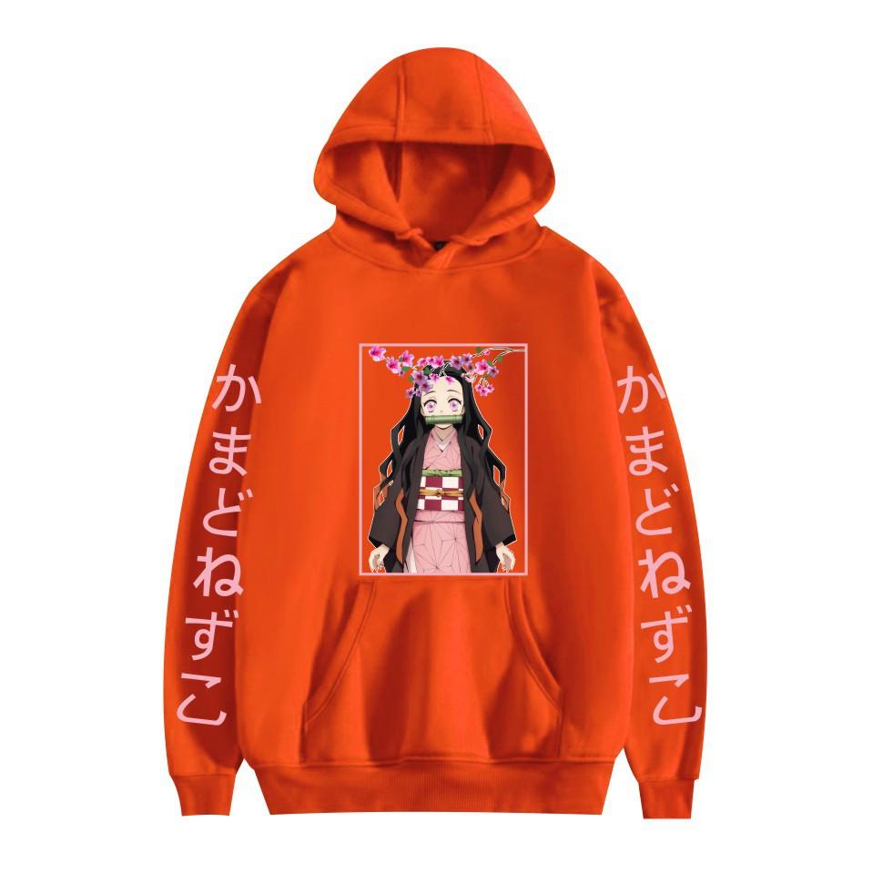 Толстовки Kimetsu No Yaiba Demon Slayer с принтом в стиле аниме Kamado Nezuko Harajuku Hoodie Unisex Y2k Clothing Sudadera