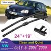 Дворники лобового стекла для Volkswagen VW Golf 5 MK5 Golf V Rabbit 1K GTI 2004~2009 Передние дворники Автомобильные аксессуары