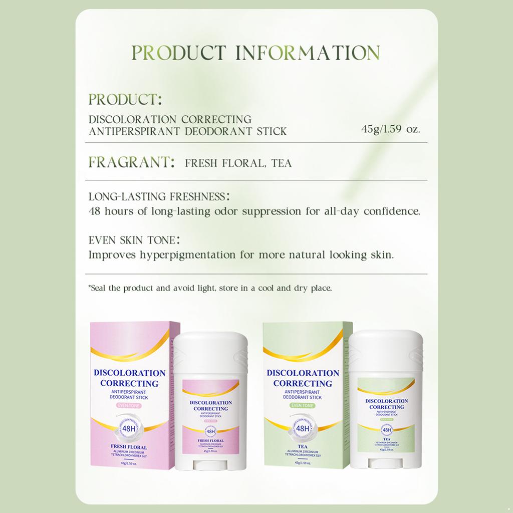 Дезодорант без спирта для женщин, Стик-антиперспирант с длительной свежестью, Контроль пота и комфорт при высыхании, Аромат 48 часов