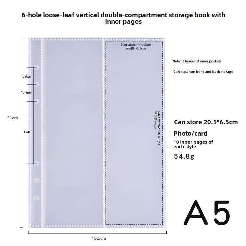 Фотоальбом большого размера формата А6 с карманами для фотографий, наклеек, карточек, заметок и иллюстраций, 40 страниц