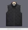 Мужской жилет Large Plus Velvet из толстого теплого хлопка - без рукавов, осенне-зимний жилет