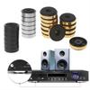 Gold Sliver Black Audio Stereo SoundBox Mats Speaker Spikes Amplifier Feet Pad Speaker Stand Feets Speaker Isolation Feet
