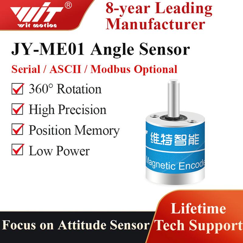WitMotion JY-ME01, JY-ME02 высокоточный абсолютный ротационный энкодер 18-битное разрешение цифровой датчик измерения угла поворота