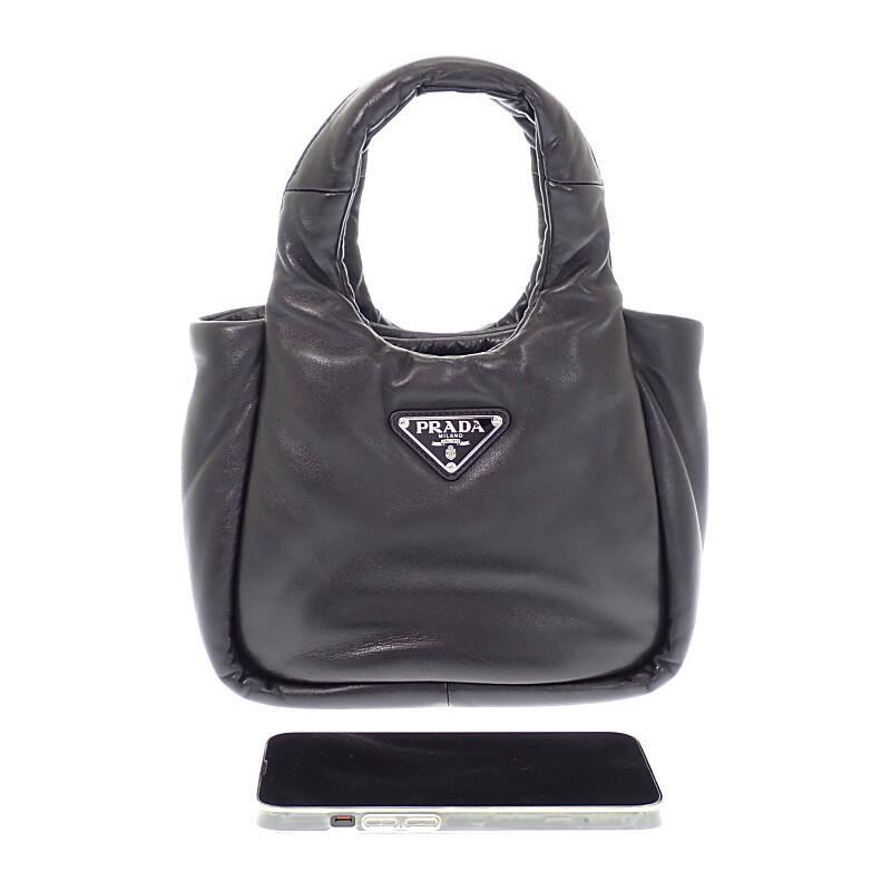 Prada 1BA359 Сумка черная кожаная Женская