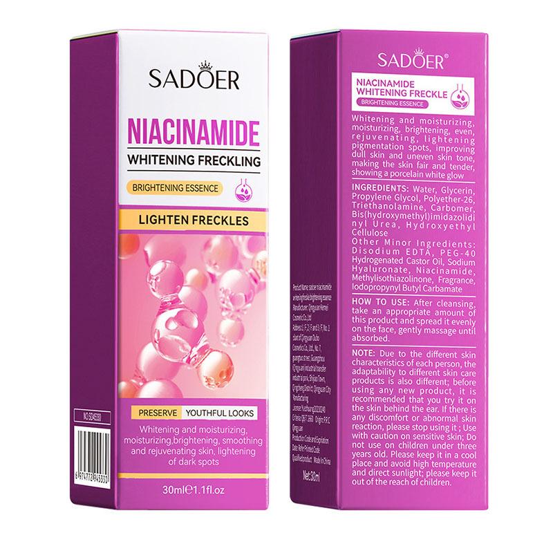 Эссенция витамина B3 для осветления и удаления веснушек, увлажнения и сужения пор