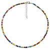 Bohemian Seed Beads Imitation Pearl Necklace For Women Colorful Beaded Boho Choker Necklaces Collares Clavicle Jewelry