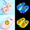 Kids Led Summer Slippers Quick-drying And Breathable With Smiley Design