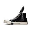 Rick Owens DRKSHDW x 1970s Chuck Taylor All Star Коллаборация Трендовый Глянцевый Лаковый Высокий Холщовый Унисекс Черный